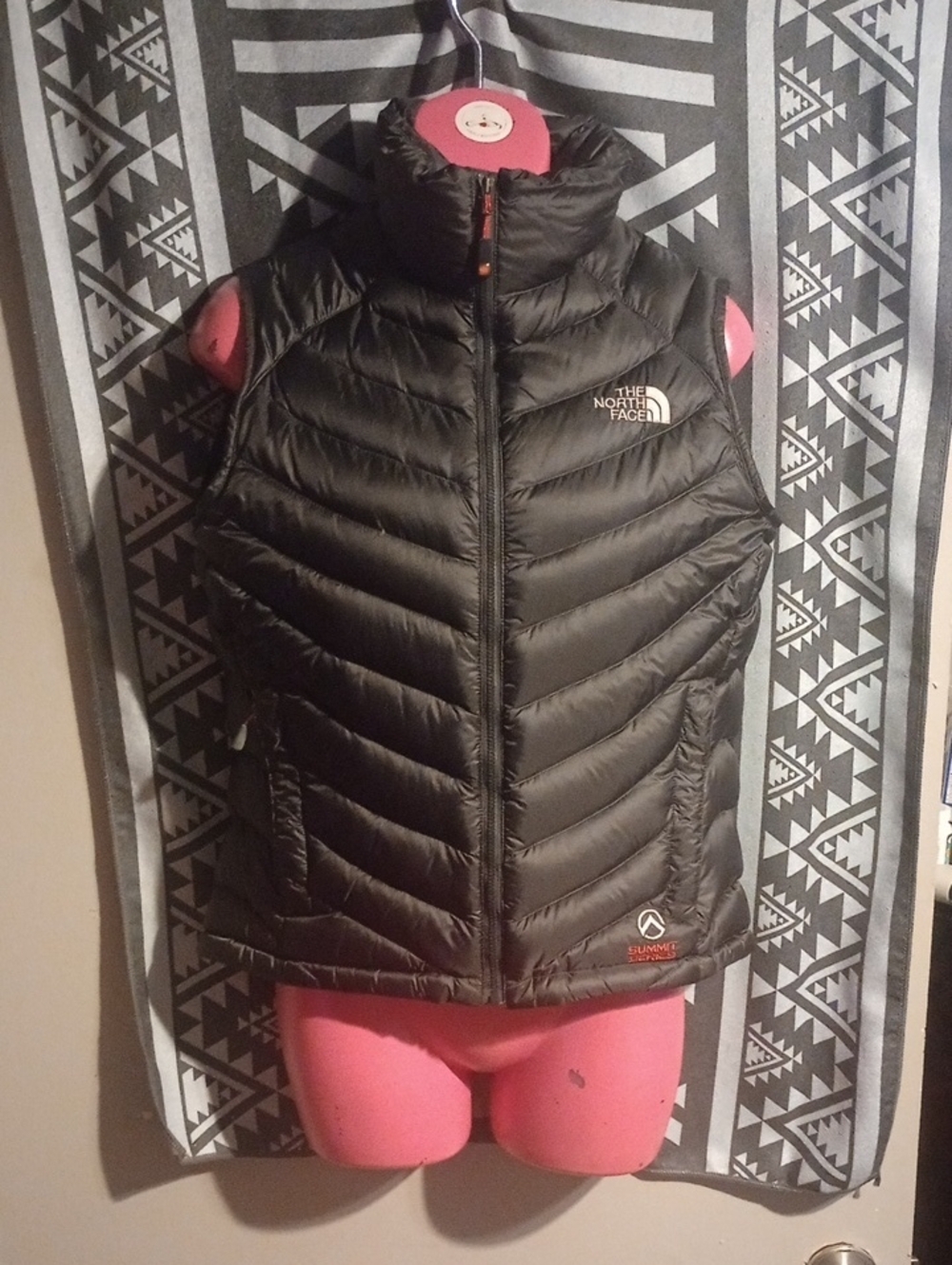 The North Face Black Quilted Insulated Vest Summit Series